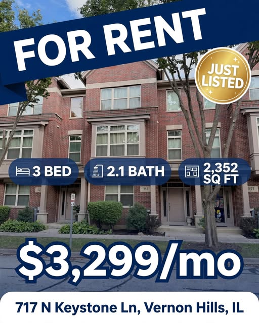 For rent - 717 N Keystone Ln, Vernon Hills, $3,299/mo